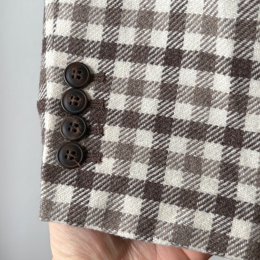 Madewell Larsen Blazer in Undyed Check XL - Picture 9 of 14